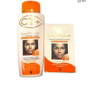 Clear Therapy Extra Lightening Lotion and Soap Set - Orange